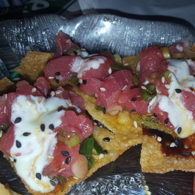 Tuna Nachos, Riverside Cafe
