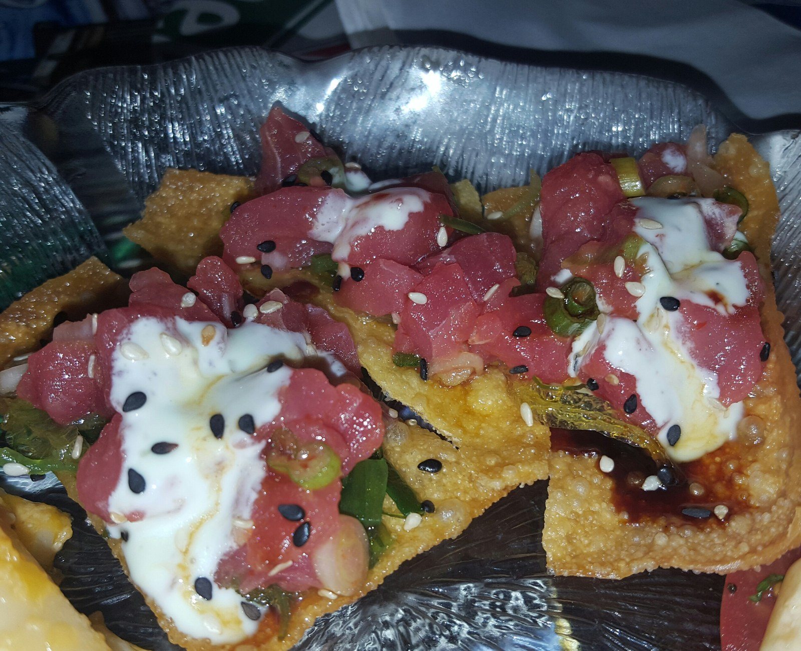 Tuna Nachos, Riverside Cafe