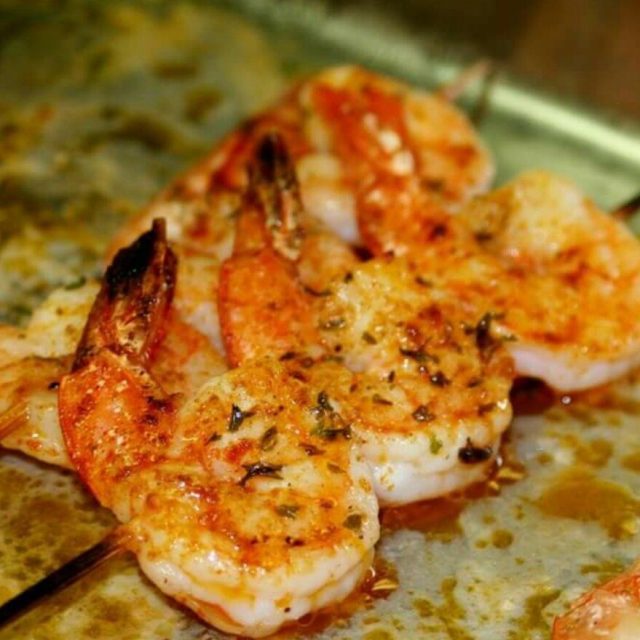 Garlic Shrimp Skewers, Italian American Civic Association