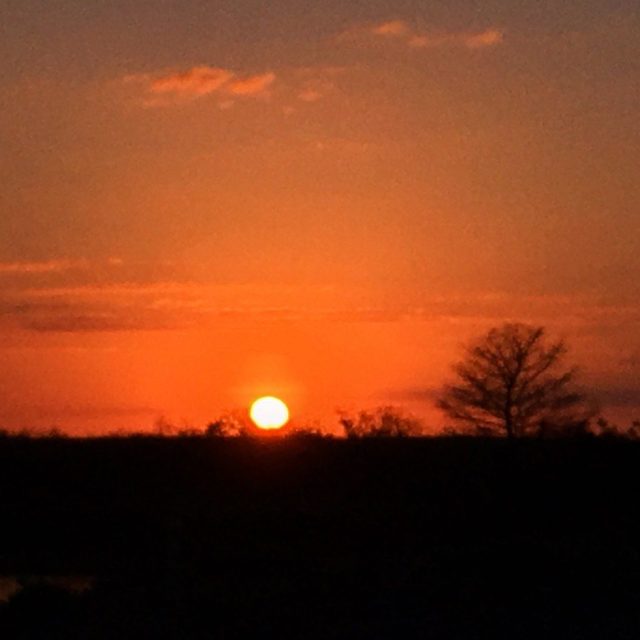 Sunset Over Vero Beach Airport