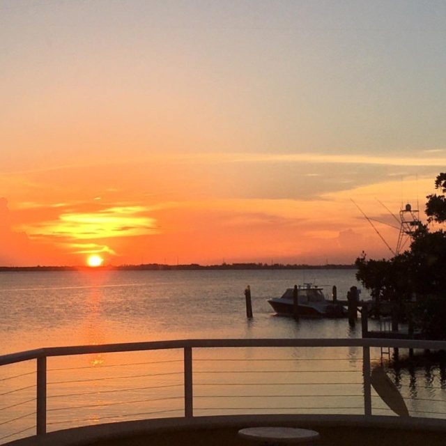 Sunset On The River