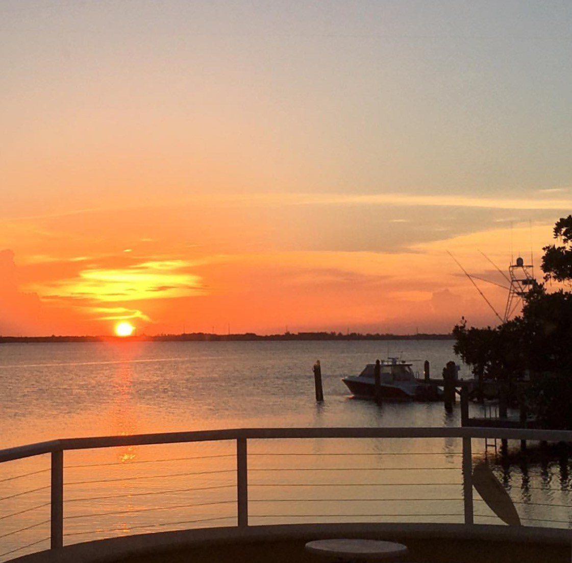 Sunset On The River