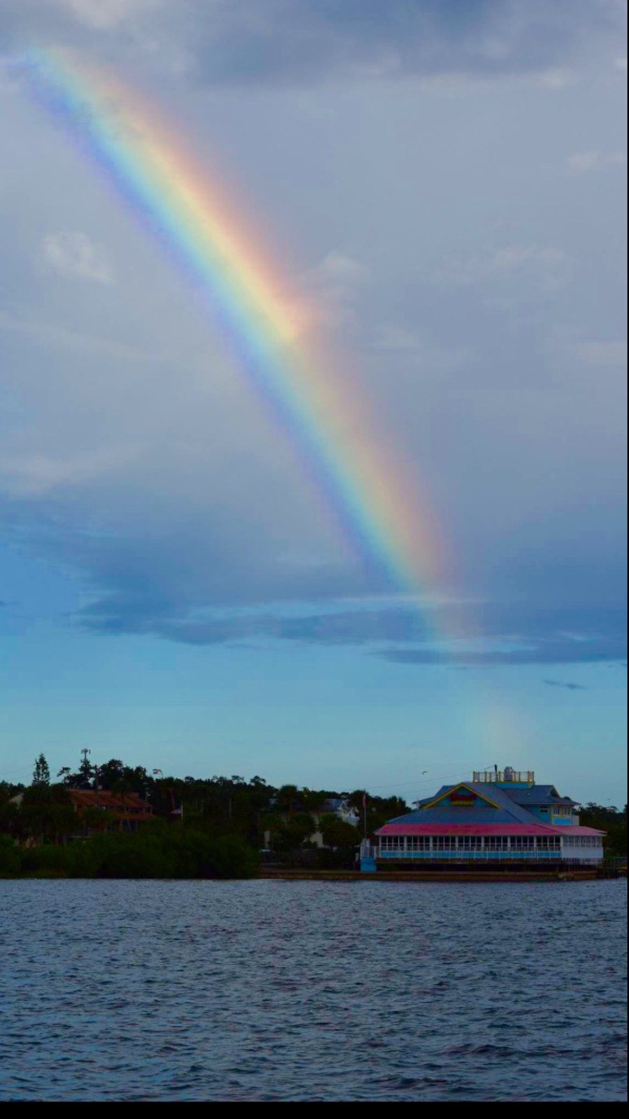Rainbow Over Mulligan's Beach House