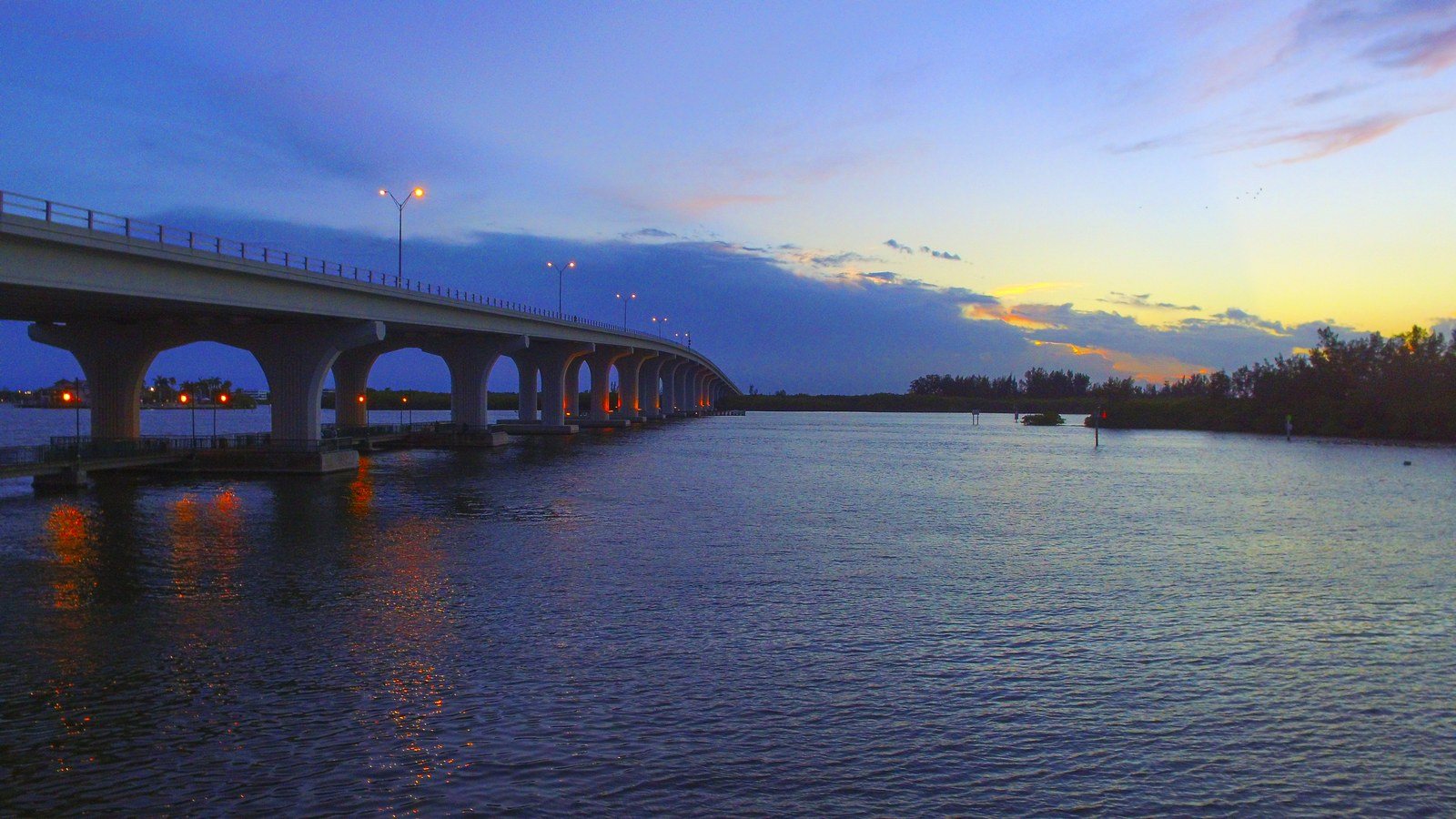 Sunset At The Barber Bridge