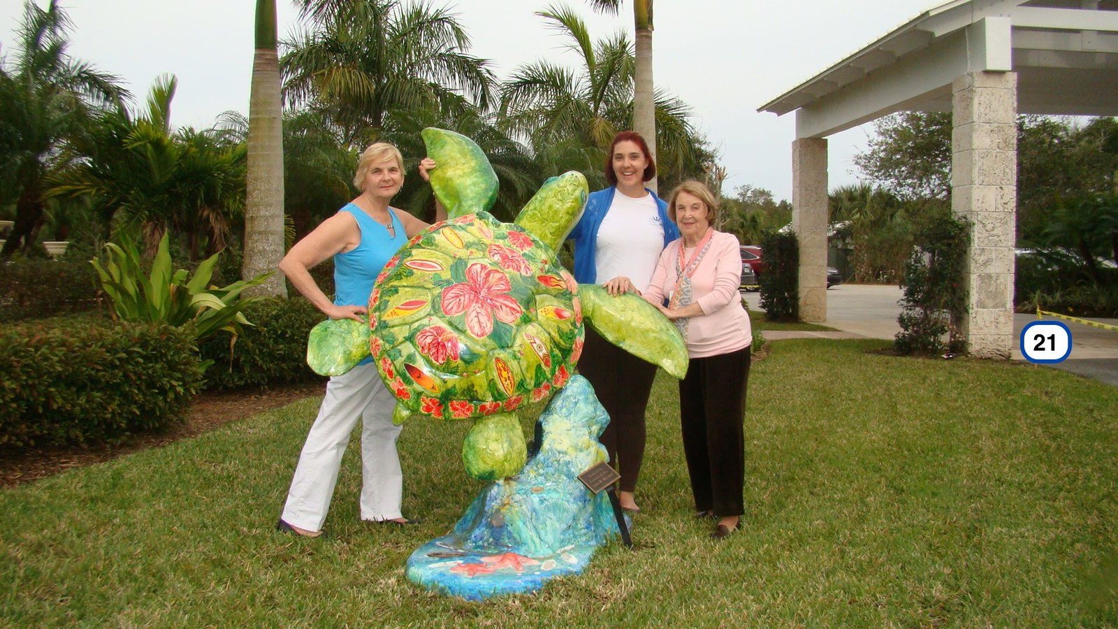 My Mother (left), Me And Marcy (right). Marcy Is A Volunteer And An Incredible W