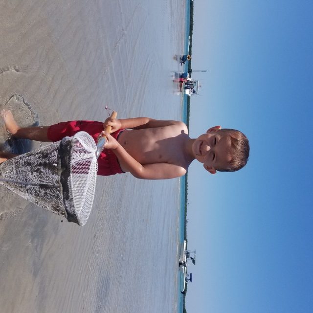 "Look! I Fishin'!"