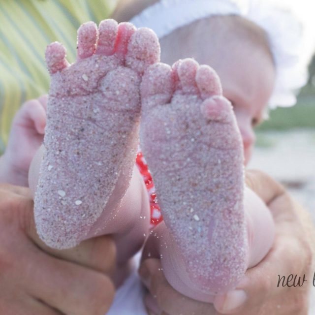 First Time Toes In The Sand... Vero Life!