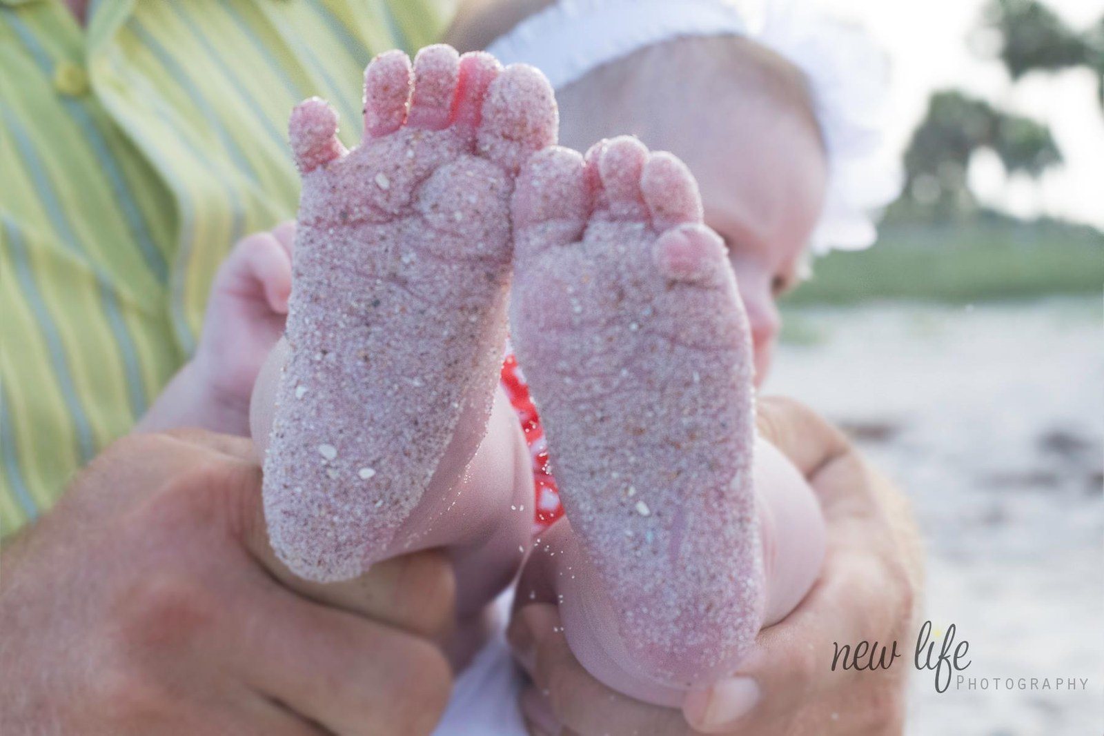 First Time Toes In The Sand... Vero Life!
