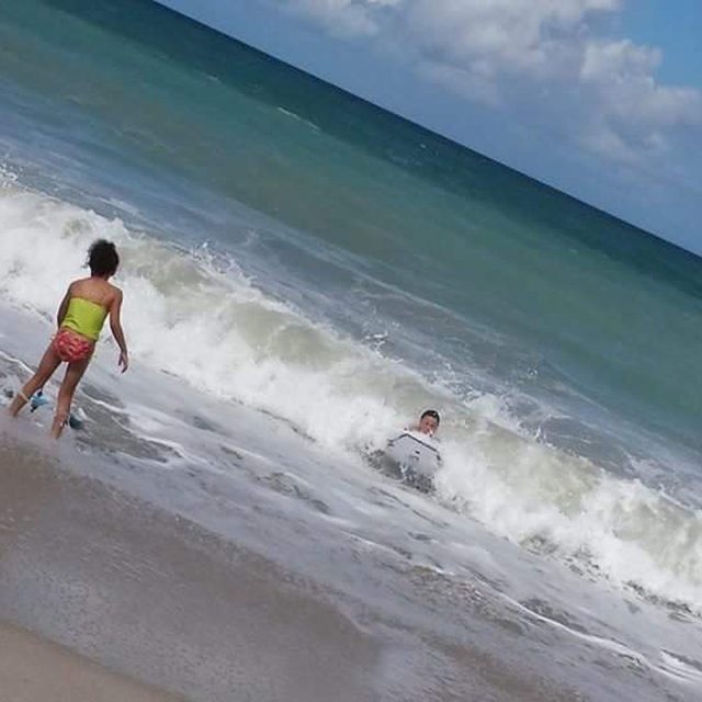 Riding The Waves.