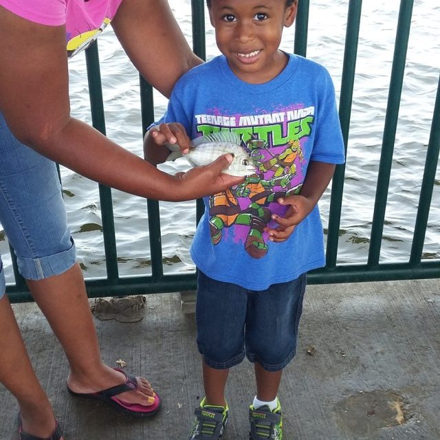 His First Catch