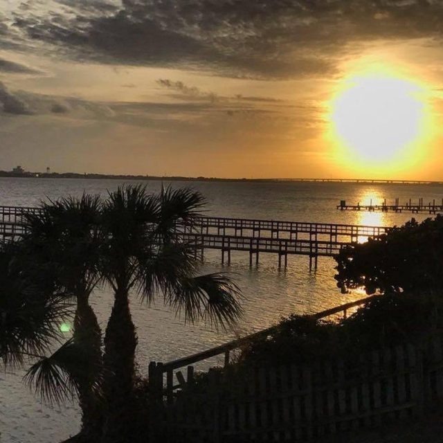 Backyard Sunset