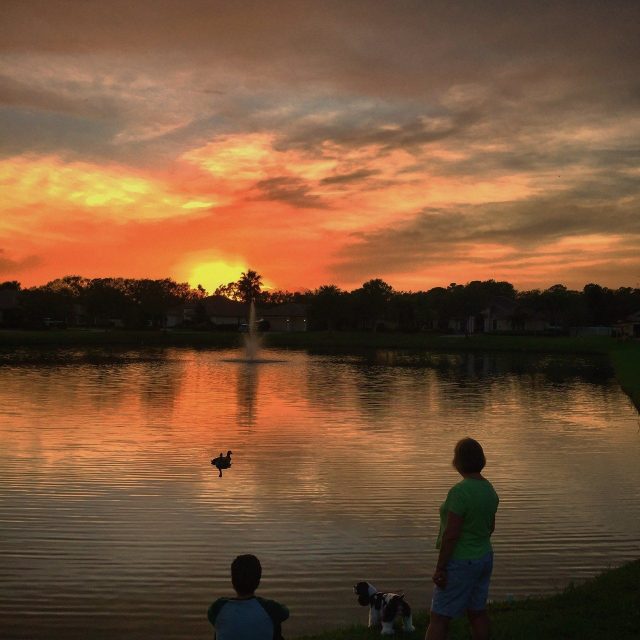 Dramatic Sunset In Vero Beach