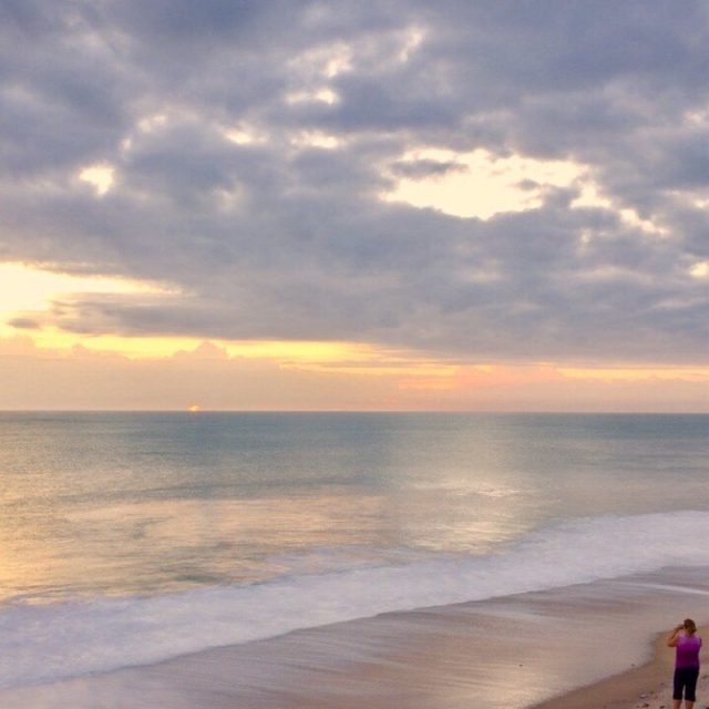 Sunrise At Jaycee Beach In Vero