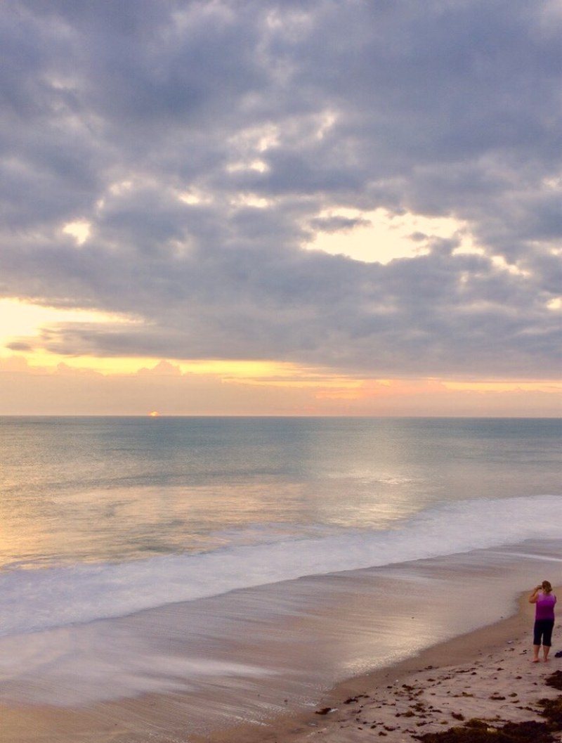 Sunrise At Jaycee Beach In Vero