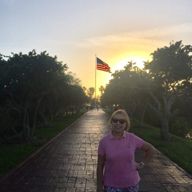 Veterans' Park At Sunset
