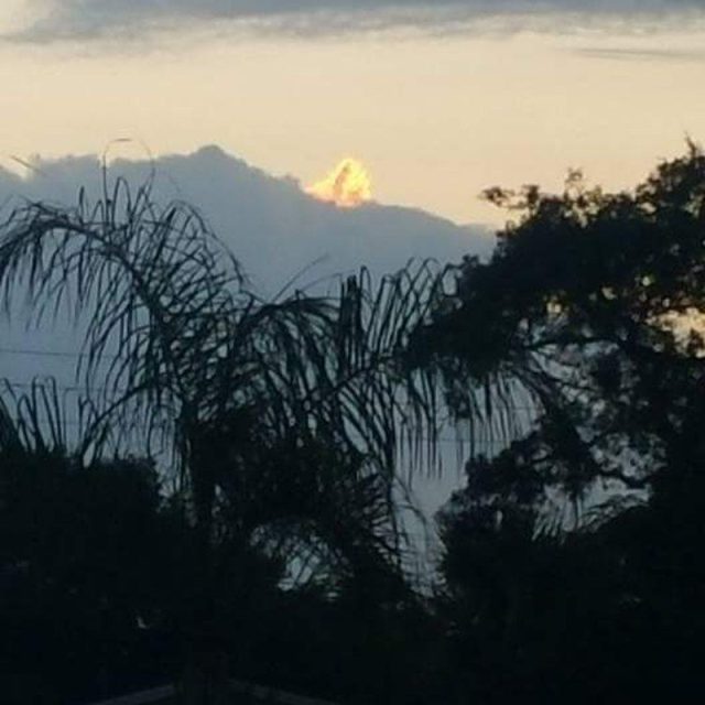 Morning Sun Fire In Sky