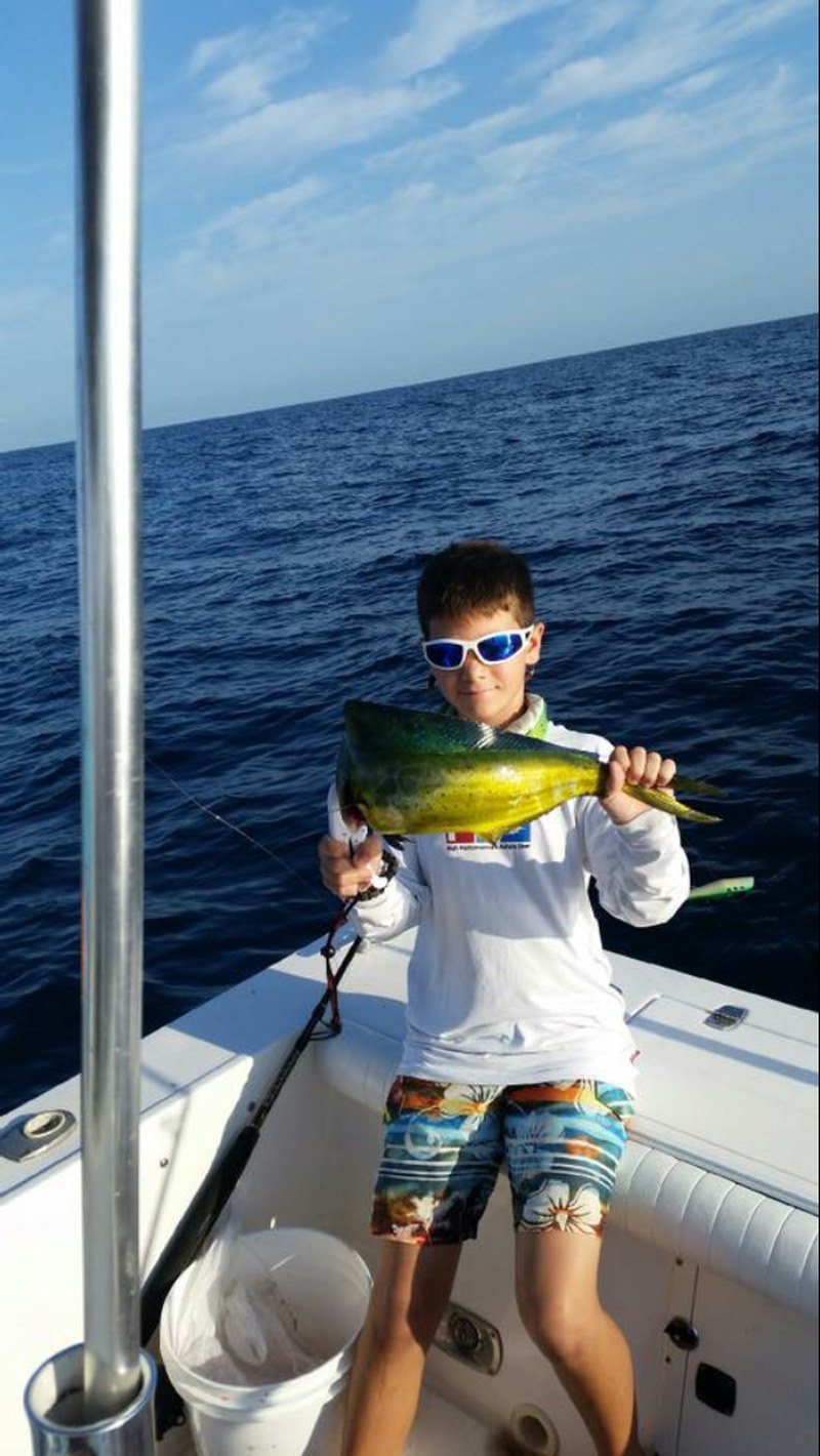 His First Mahi But It Might Be Small But It Counts