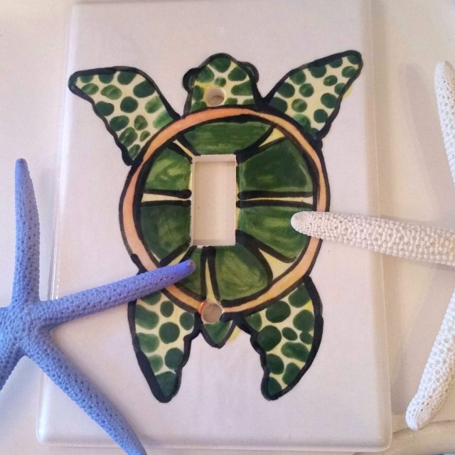 How Cute Is This Handpainted Switch Plate By Megan McCook!