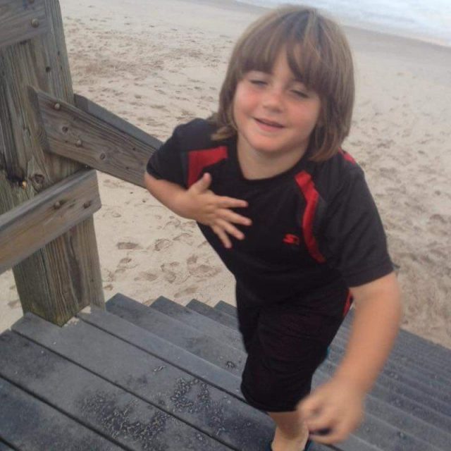 Ian Checking The Waves
