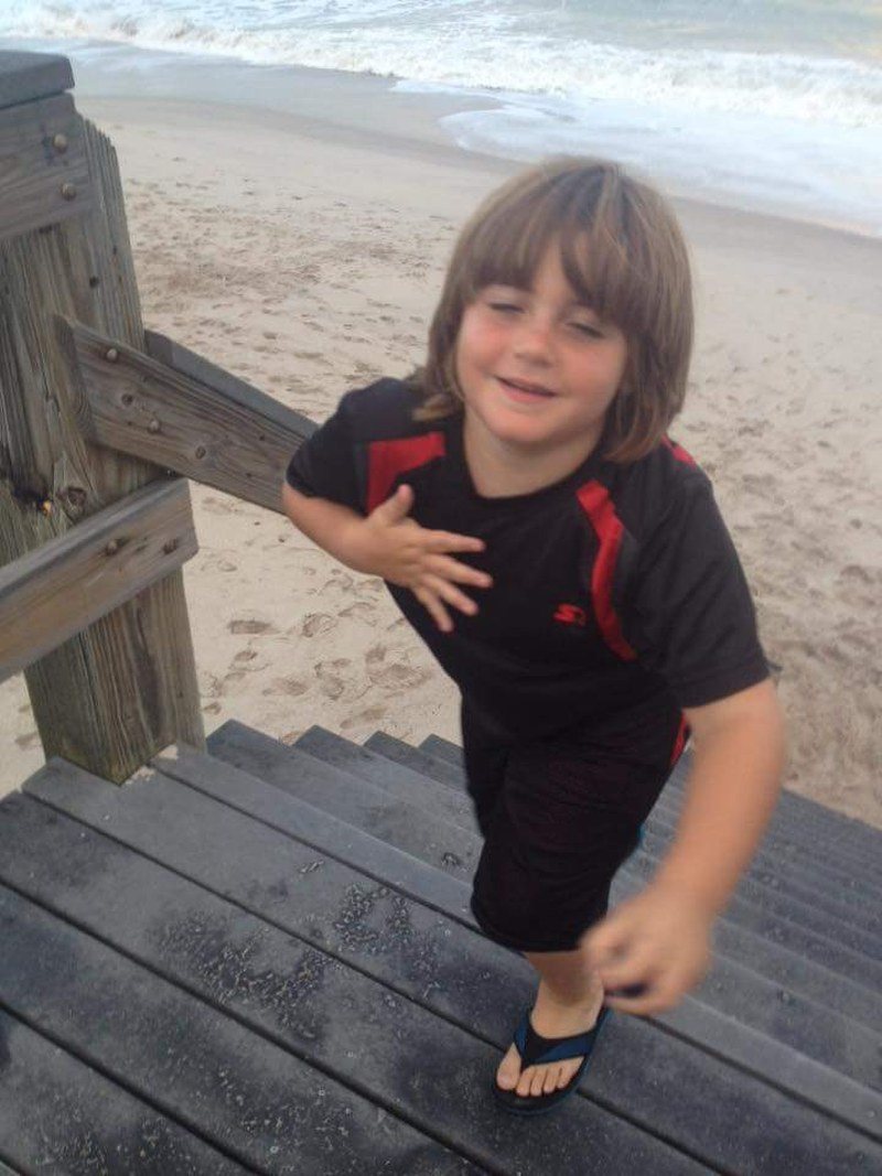 Ian Checking The Waves
