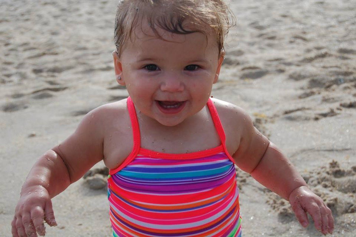 Babies First Beach Day!