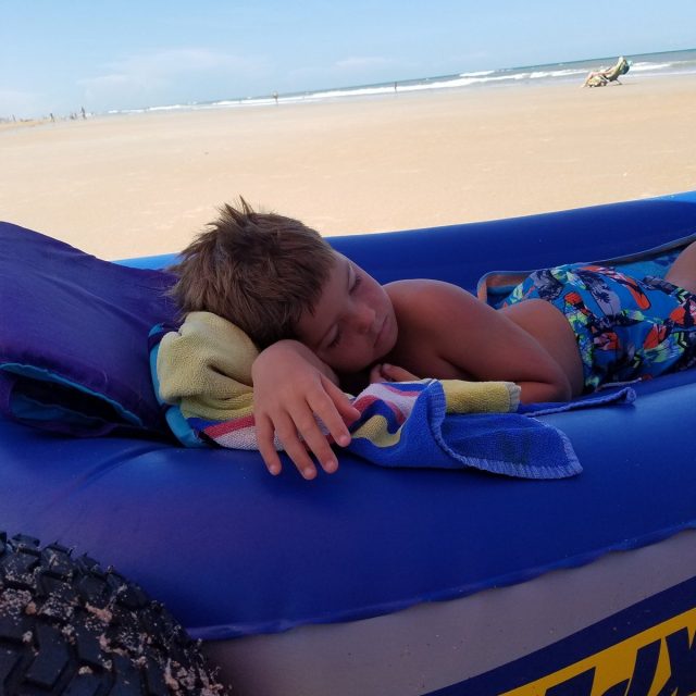 Napping At The Beach