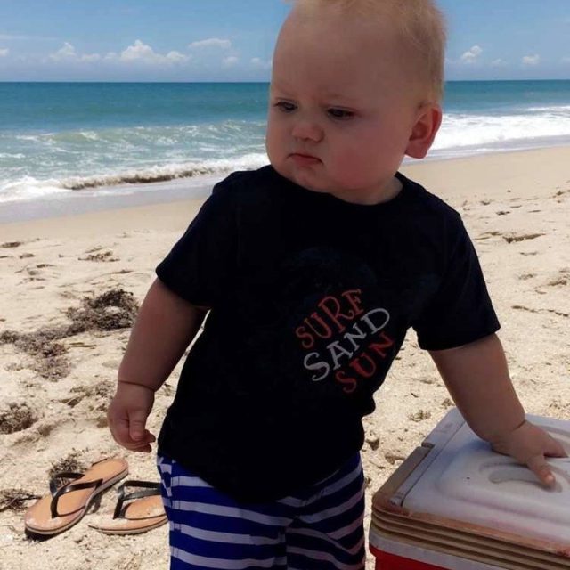 Wyatt's 1st Trip To The Beach