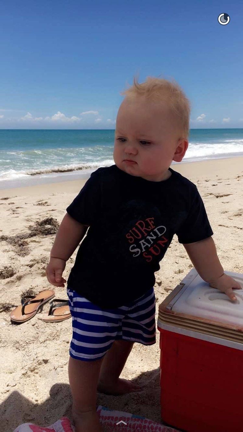 Wyatt's 1st Trip To The Beach