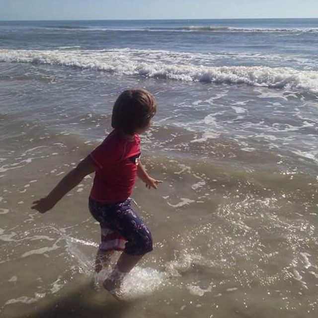 Ian Enjoying The Beach