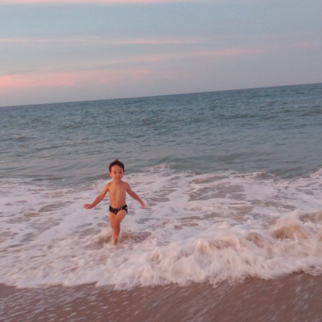 Running In The Waves