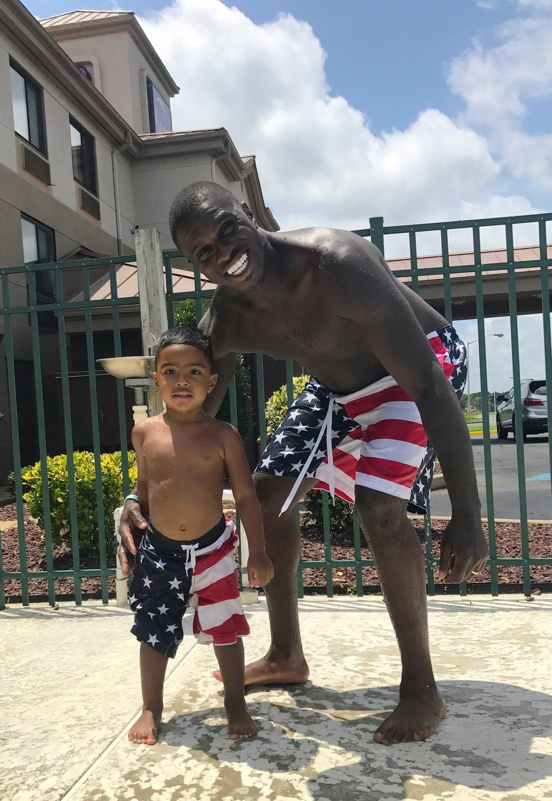 Fourth Of July In The Pool