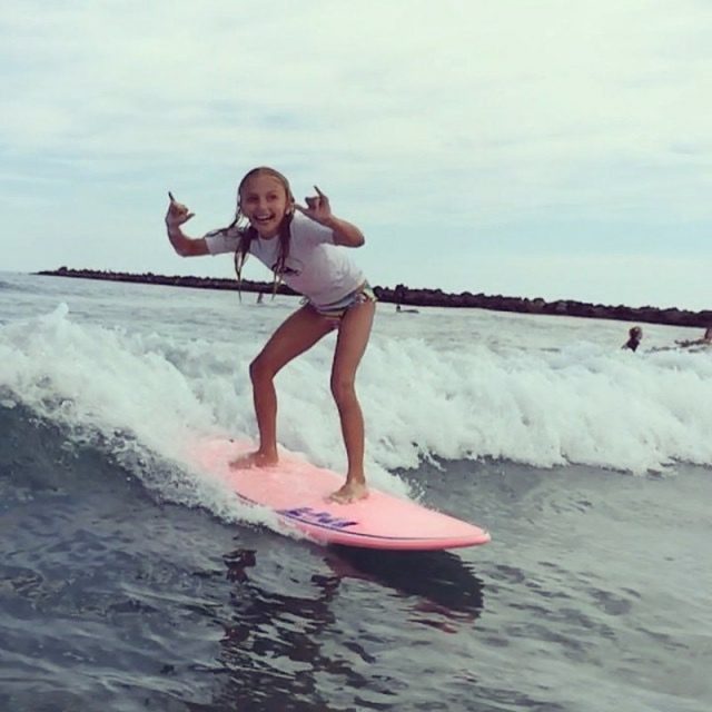 Surfing Fun Waves At The Jetty
