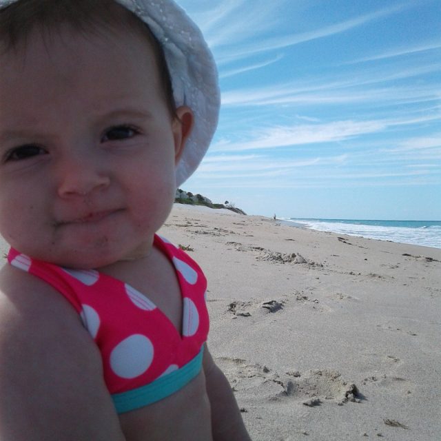 1st Time @ The Beach 😍