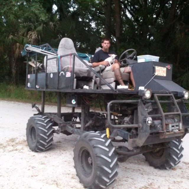 My Old Man, Our Swamp Buggy And Me!