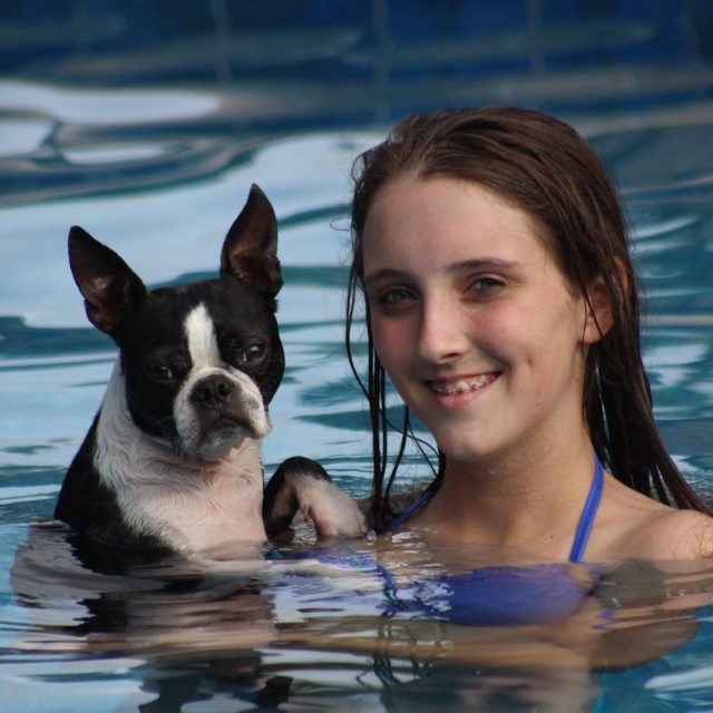 Fun In The Pool On A Hot Day!
