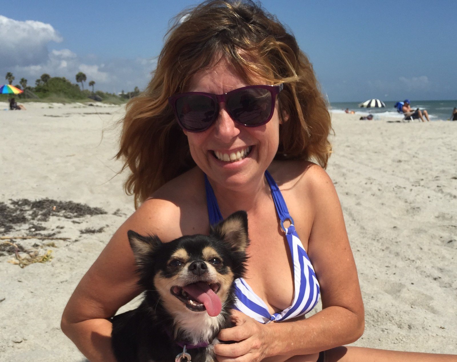 Me & Rocko Loving The Beach!