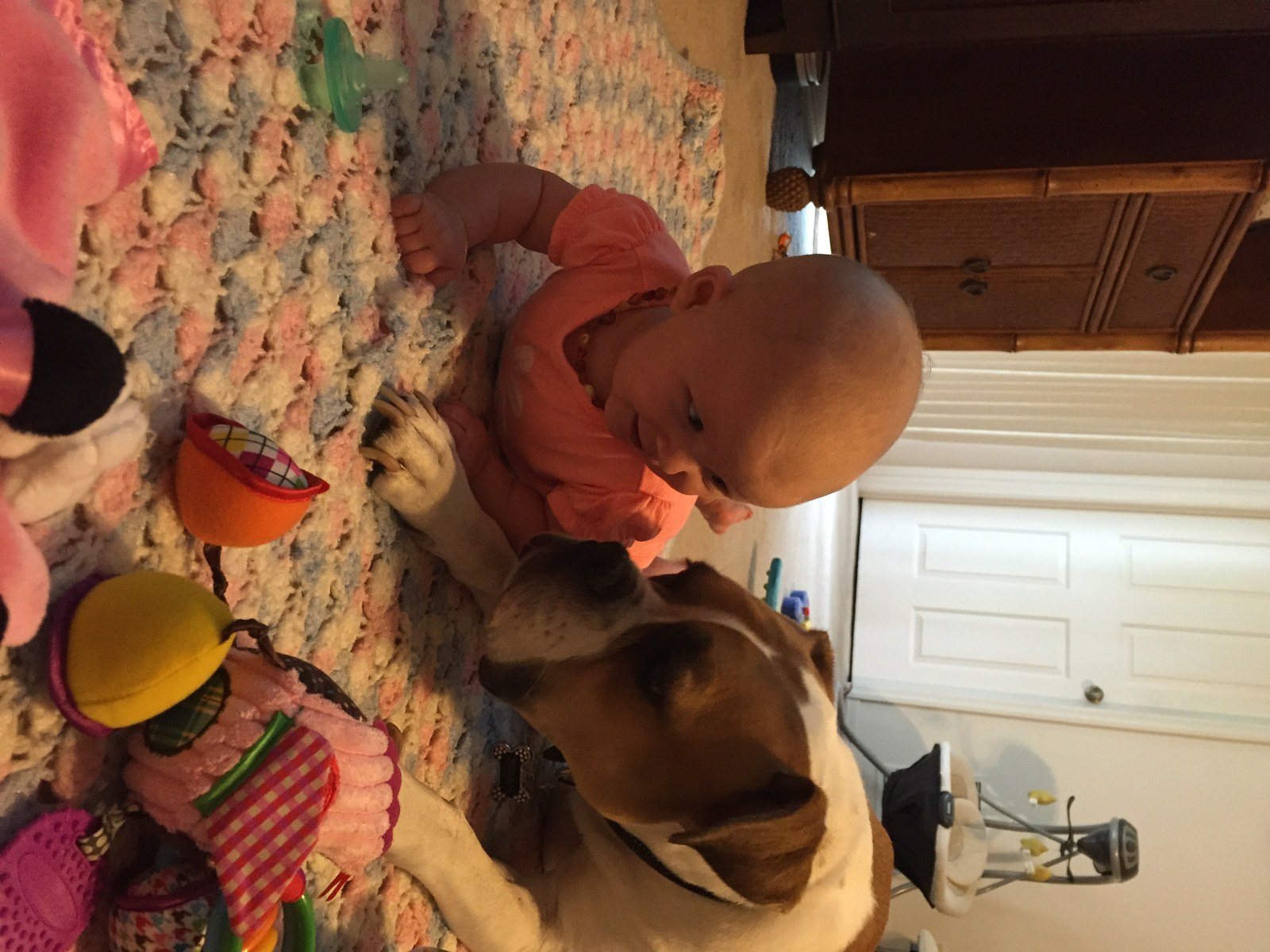 Teaching Baby To Crawl