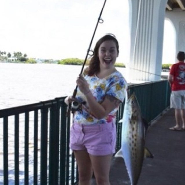 Her First Catch!