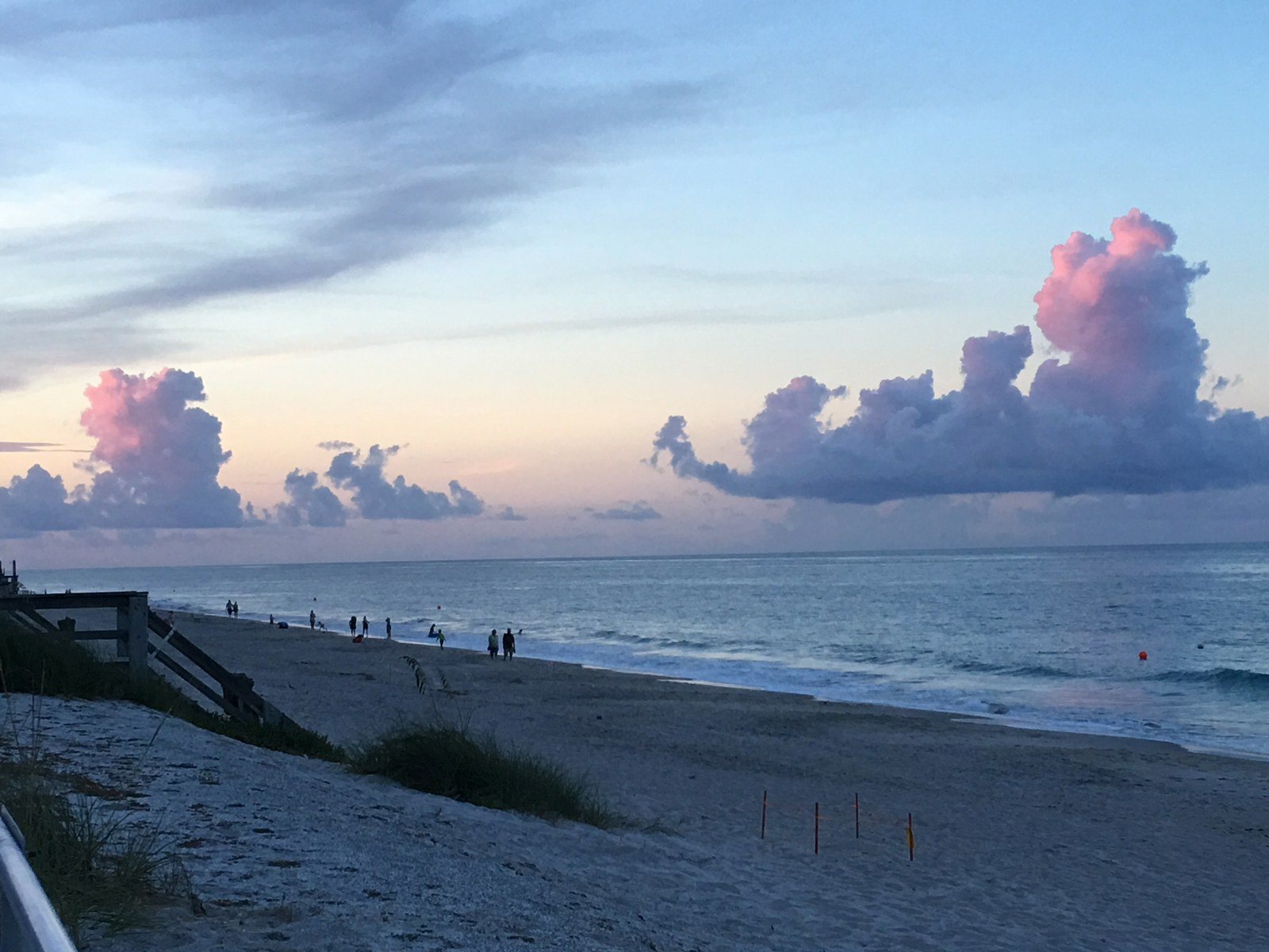 Twilight Stroll On The Beach