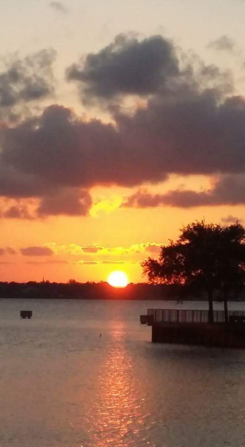 Sunset Over The Indian River In Merritt Island