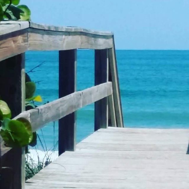 Deck Over Looking The Beach At Pelican Beach Park In Satellite Beach