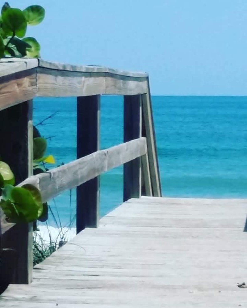 Deck Over Looking The Beach At Pelican Beach Park In Satellite Beach