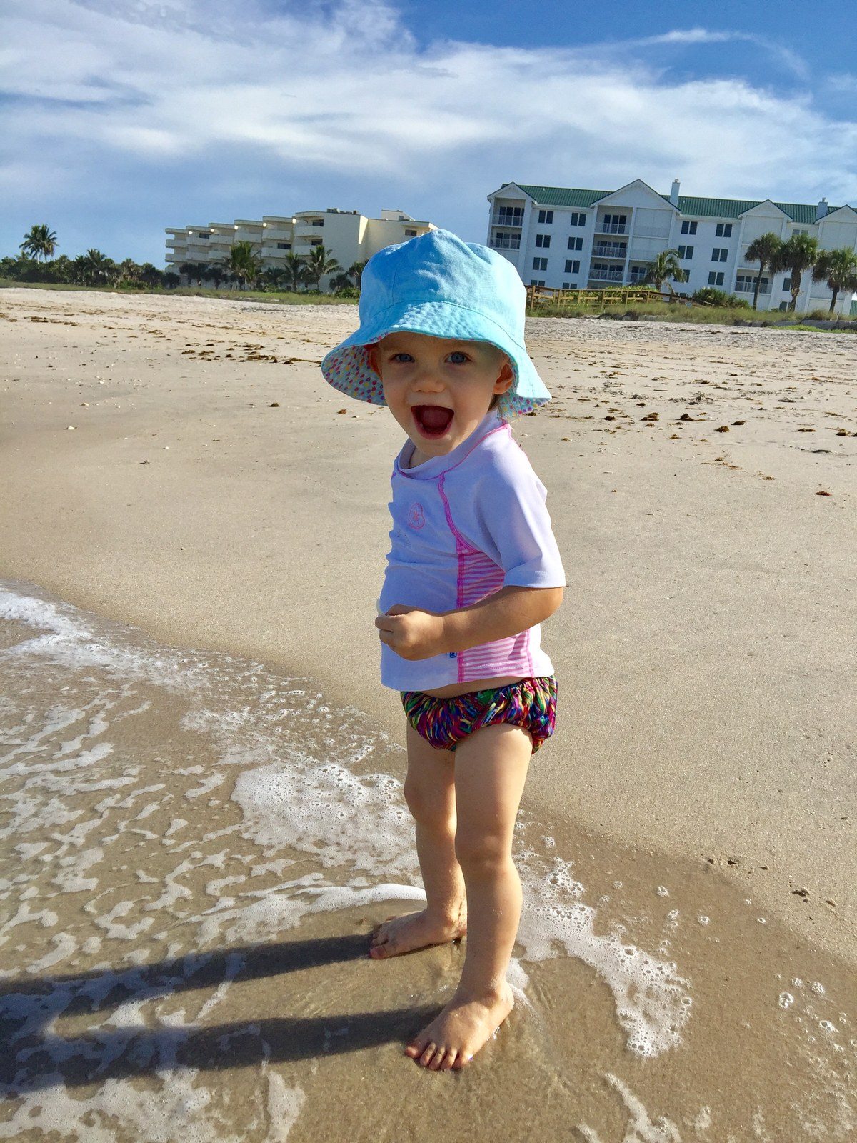 The Look Of Pure Joy From The Ocean Waves