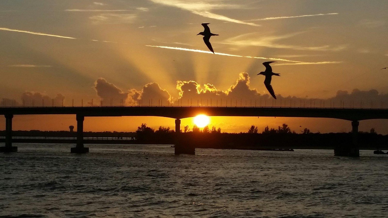 Sunset At Sebastian Inlet