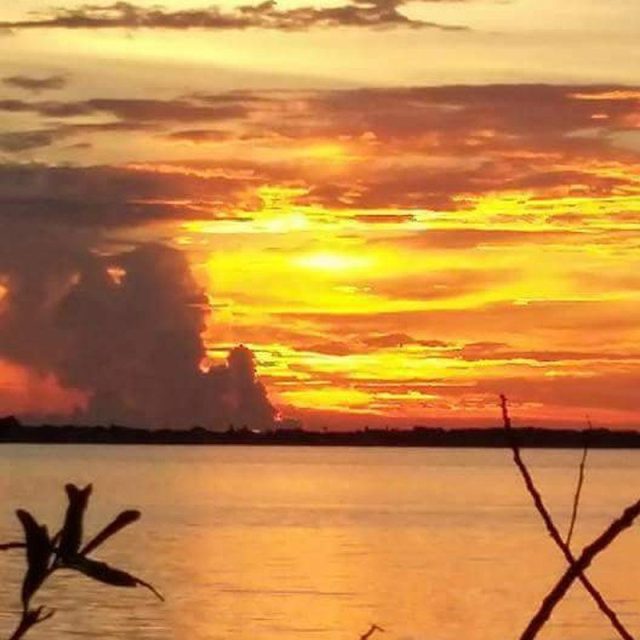 Sunset Over The Banana River In Cocoa Beach