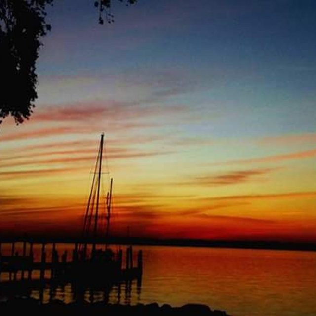 Sunset On Merritt Island Over The Indian River