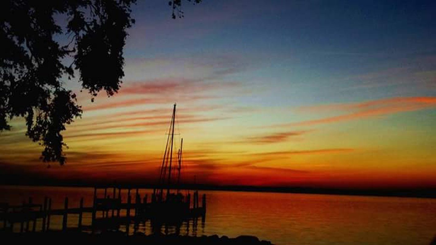 Sunset On Merritt Island Over The Indian River