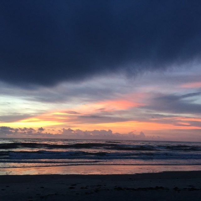 Cloudy Beach Sunrise