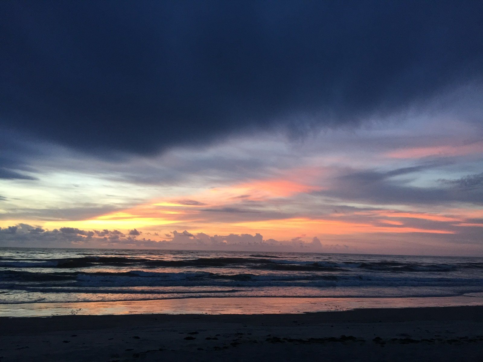 Cloudy Beach Sunrise