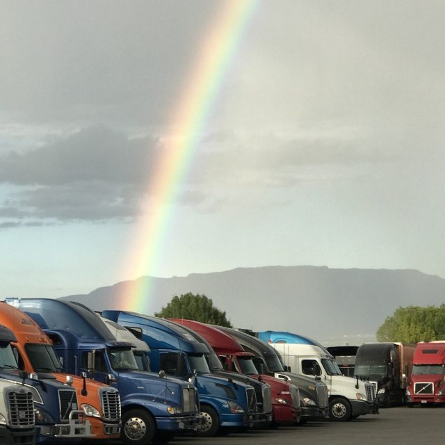 Rainbow 🌈 Trucker